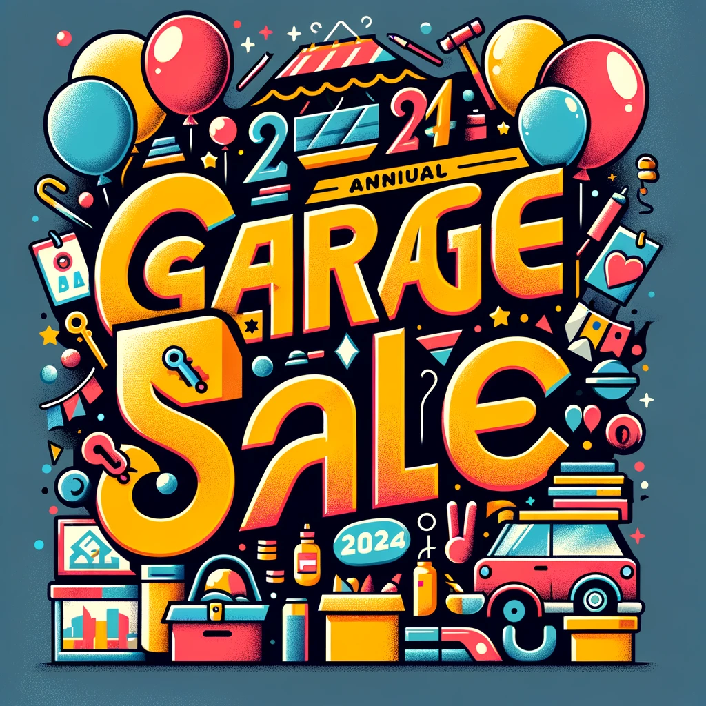 2024 annual garage sale flyer